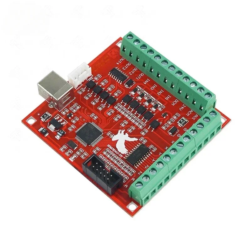 قطعة واحدة من لوحة التحكم MACH - مراجعة Mach3 Usb Cnc Controller 4 Axis 100Khz وسعره