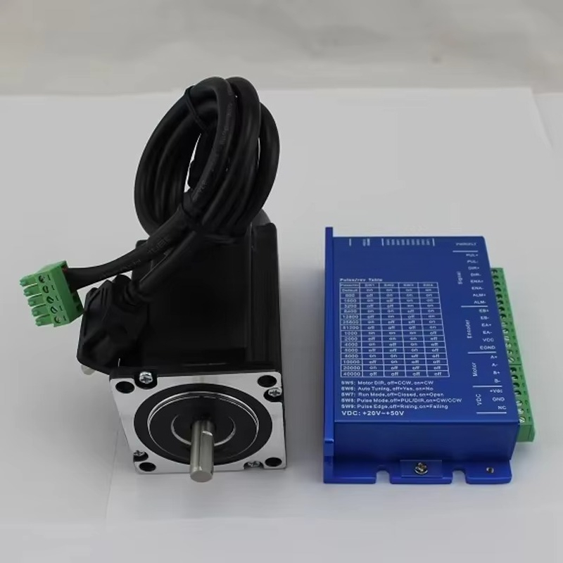 محرك ستيبر ثنائي الطور Nema23  - مراجعة Nema 23 Closed Loop Stepper Motor Driver Kit وسعره